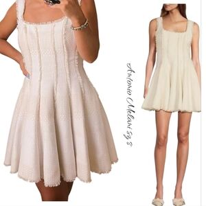 NWT Antonio Melani A Line Tweed Mini Dress sz 8